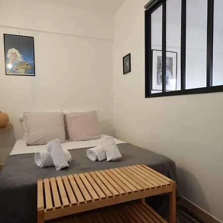 Apartment L'aiglon Airco In The Town Center For 4 By Sunset Antibes